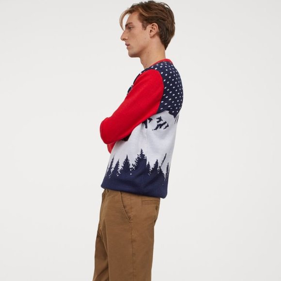 H&M Coca Cola Christmas Truck Ugly Sweater NWT - Picture 2 of 5